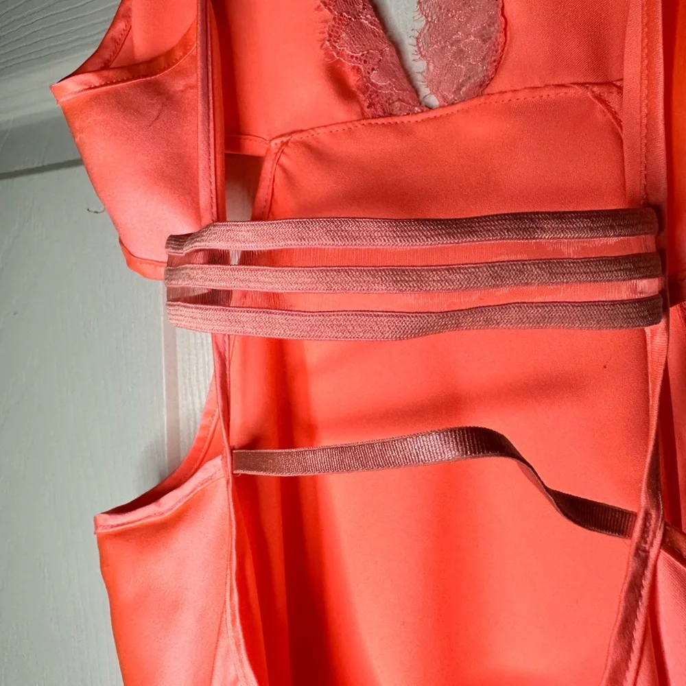 Victorias Secret Women’s Coral Slip Dress - Picture 6 of 9